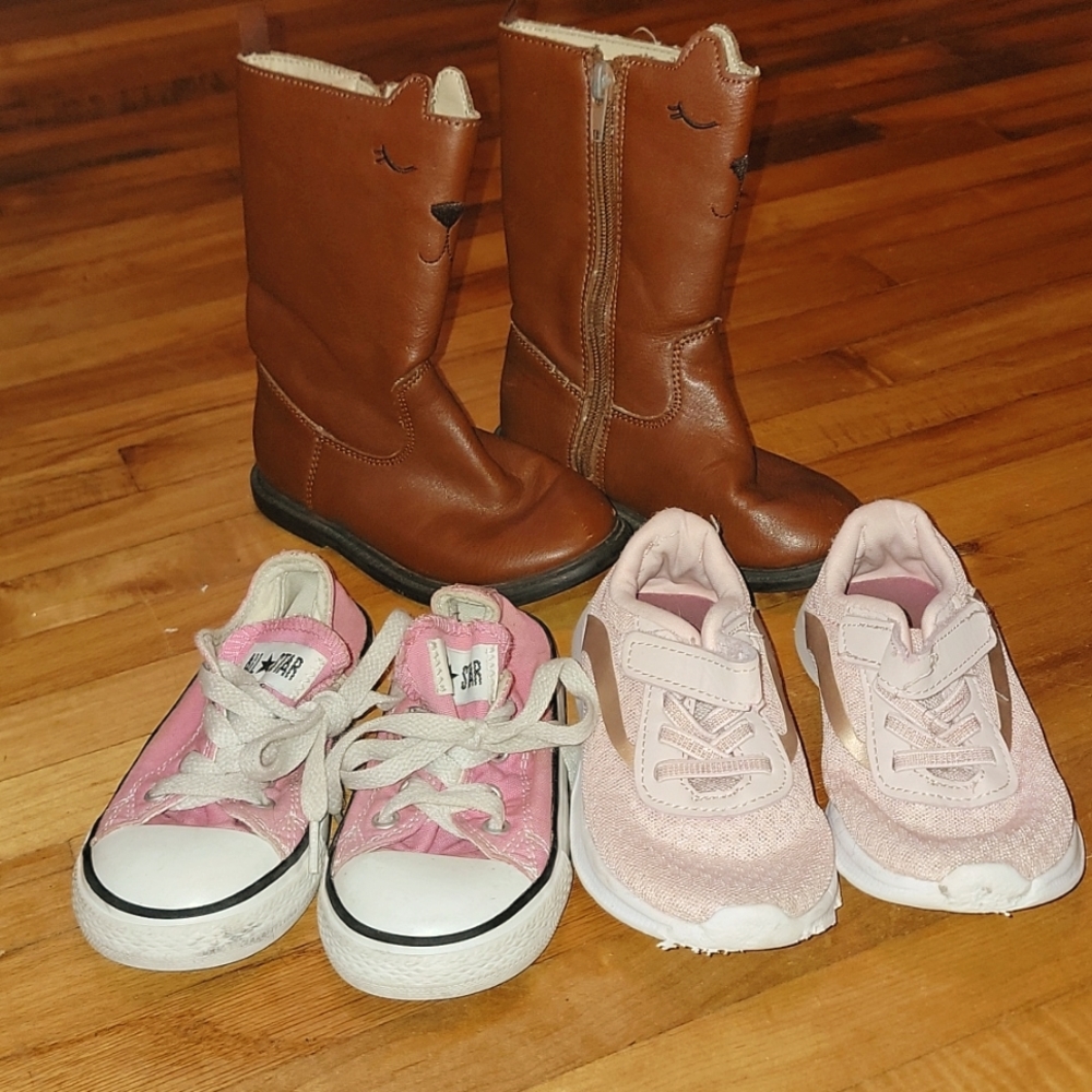 Toddler girl size 8 shoe lot